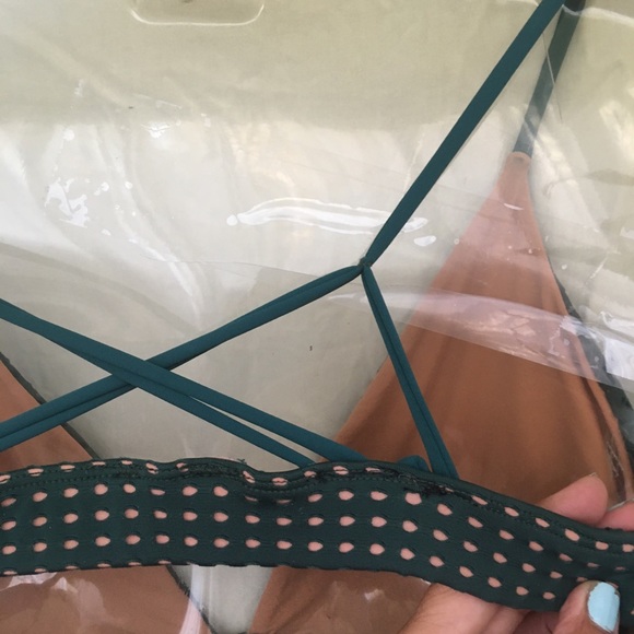 ✨GUC 🏷 ACACIA 👙 SET Awapui & Hookipa 🦚 in mesh seaweed green - Picture 6 of 8